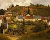 卡米耶 毕沙罗 : View of l'Hermitage, Jallais Hills, Pontoise